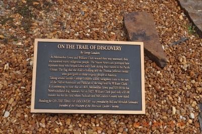 On the Trail of Discovery Marker image. Click for full size.