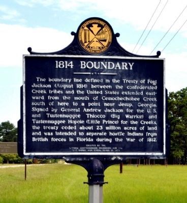 1814 Boundary Marker image. Click for full size.