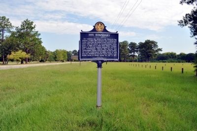 1814 Boundary / Founding of Fort Gaines Marker image. Click for full size.
