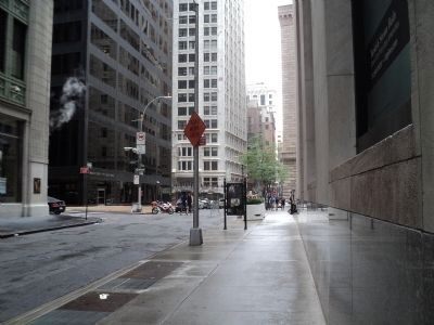 Marker on Nassau Street image. Click for full size.