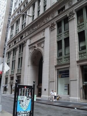Equitable Building and Marker image. Click for full size.
