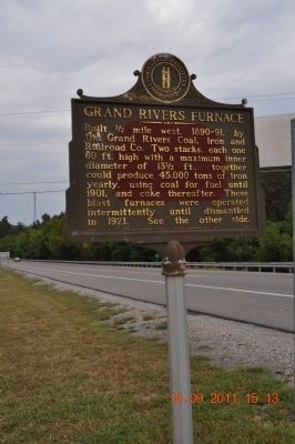 Grand Rivers Furnace Marker image. Click for full size.