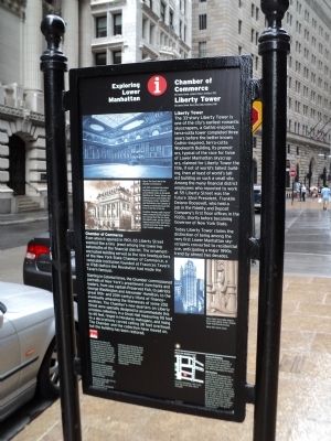 Chamber of Commerce / Liberty Tower Marker image. Click for full size.