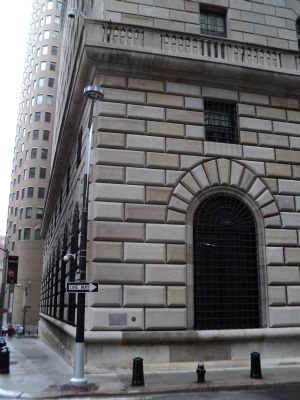 Federal Reserve Bank of New York Marker image. Click for full size.