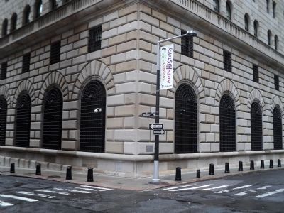 Marker on Nassau Street image. Click for full size.