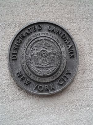 NYC Designated Landmark Marker image. Click for full size.