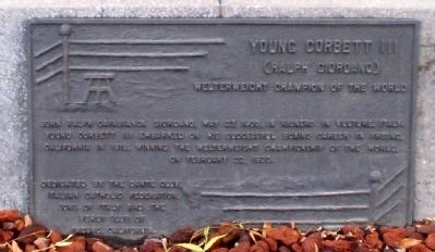 Young Corbett III Marker image. Click for full size.