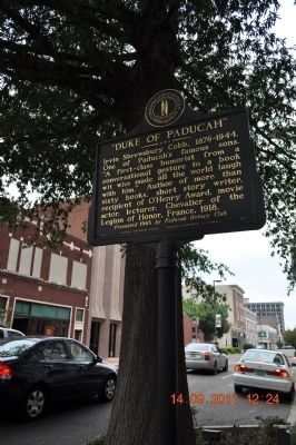 "Duke of Paducah" Marker. Click for full size. "Duke of Paducah" Marker image. Click for full size.
