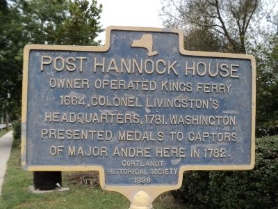 Post Hannock House Marker image. Click for full size.