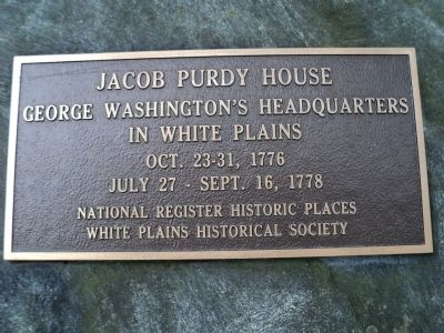 Jacob Purdy House Marker image. Click for full size.