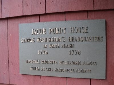 Jacob Purdy House Marker image. Click for full size.