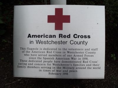 American Red Cross in Westchester County Marker image. Click for full size.