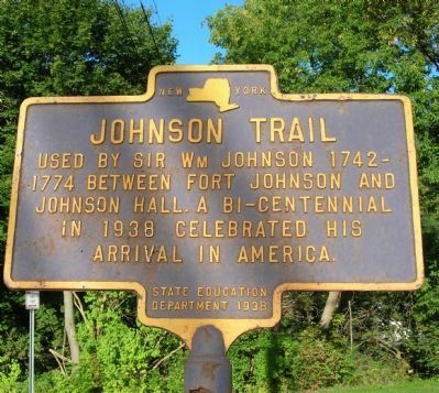 Johnson Trail Marker image. Click for full size.