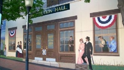 Constitution Hall -Topeka Mural image. Click for full size.
