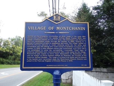Village of Montchanin Marker image. Click for full size.