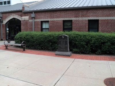 Marker at the US Military Academy image. Click for full size.