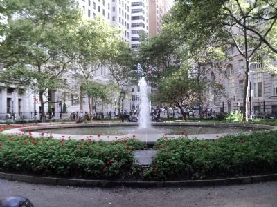 Bowling Green Fountain image. Click for full size.