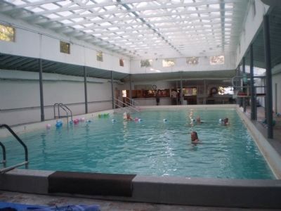 Givens Hot Springs naturally heated indoor swimming pool image. Click for full size.
