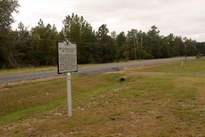 Great Branch School and Teacherage Marker looking west along Neeses Highway (S.C. Hwy. 4) image. Click for full size.