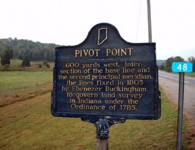 Obverse View - - Pivot Point Marker image. Click for full size.