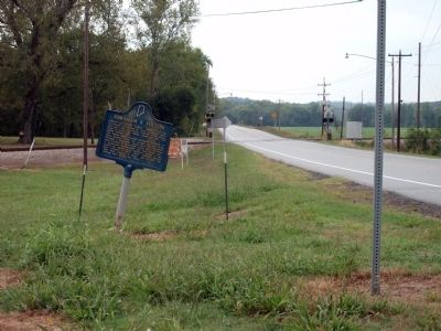 Looking West - - Abraham S. Fulton Marker. Click for full size. Looking West - - Abraham S. Fulton Marker image. Click for full size.
