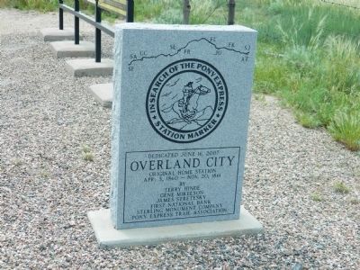 Overland City Marker image. Click for full size.