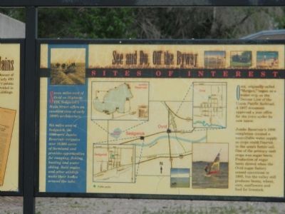 See and Do, Off the Byway Marker. Click for full size. See and Do, Off the Byway Marker image. Click for full size.