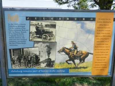 Fourth Julesburg Marker image. Click for full size.