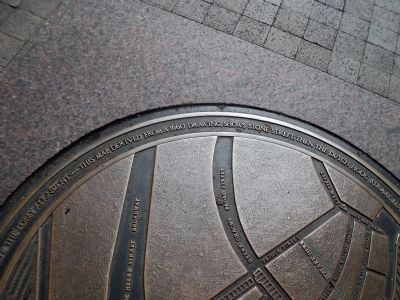 Dutch Hoog Straat Marker Detail image. Click for full size.