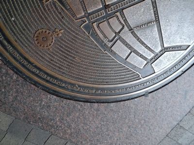 Dutch Hoog Straat Marker Detail image. Click for full size.