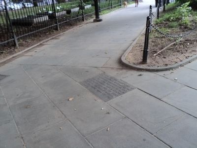 First Almshouse Marker. Click for full size. First Almshouse Marker image. Click for full size.
