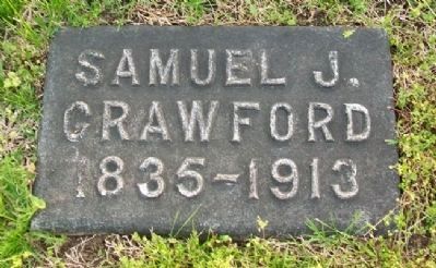 Samuel Crawford Grave Marker image. Click for full size.