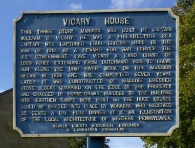Vicary House Marker image. Click for full size.