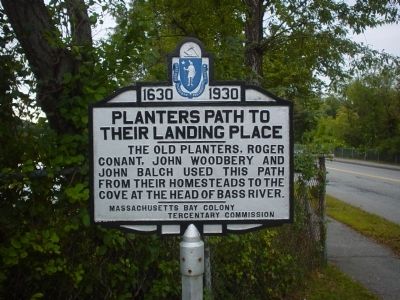 Planters Path to their Landing Place Marker. Click for full size. Planters Path to their Landing Place Marker image. Click for full size.