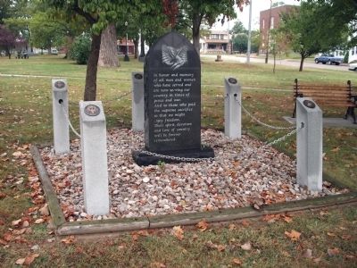 Full View - - Veterans Memorial Marker. Click for full size. Full View - - Veterans Memorial Marker image. Click for full size.
