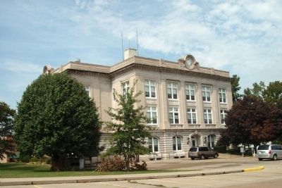 South/East Corner - - Spencer County Courthouse. Click for full size. South/East Corner - - Spencer County Courthouse image. Click for full size.