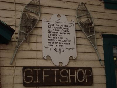 Suter House Marker. Click for full size. Suter House Marker image. Click for full size.