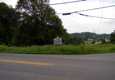 Wide view of the First Court of Washington County Marker image. Click for full size.