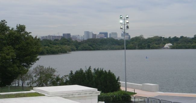 The Tidal Basin, viewed from the Thomas Jefferson Memorial image. Click for full size.