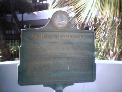 Indian Haulover Marker. Click for full size. Indian Haulover Marker image. Click for full size.