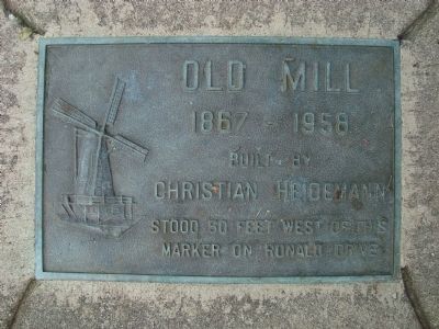 Old Mill Marker image. Click for full size.