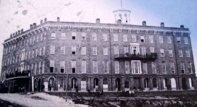 Photo on The Patee House In The Civil War Marker image. Click for full size.