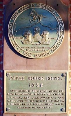 The Patee House Markers image. Click for full size.