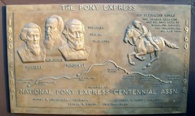 The Pony Express Centennial image. Click for full size.