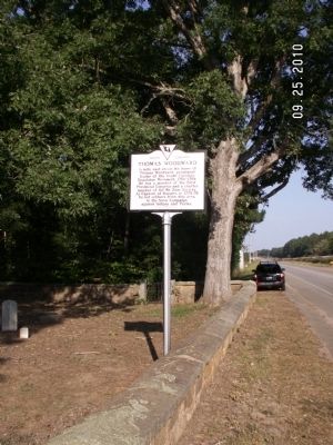 Thomas Woodward Marker image. Click for full size.