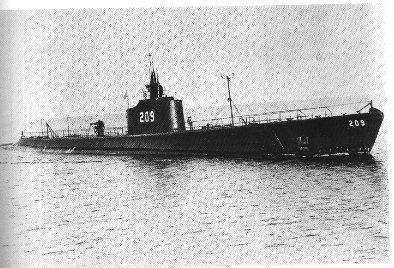 USS Grayling (SS-209) image. Click for full size.