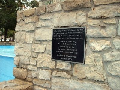 Fountain 1974 Dedication Plaque - - To the People of Perry & Spencer Counties.. Click for full size. Fountain 1974 Dedication Plaque - - To the People of Perry & Spencer Counties. image. Click for full size.