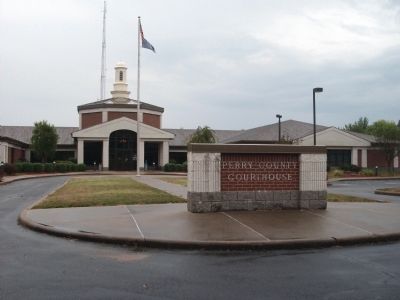 Sign - - Perry County Courthouse. Click for full size. Sign - - Perry County Courthouse image. Click for full size.