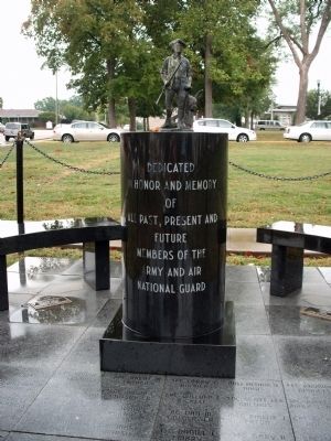Army and Air National Guard Veterans Memorial Marker image. Click for full size.