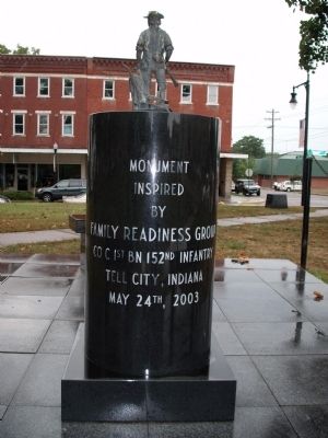 Obverse Side - - Army and Air National Guard Veterans Memorial Marker image. Click for full size.